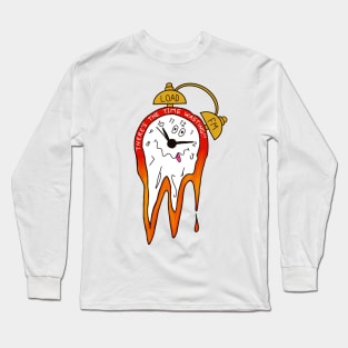 Melting Clock (Time Wasting) Long Sleeve T-Shirt